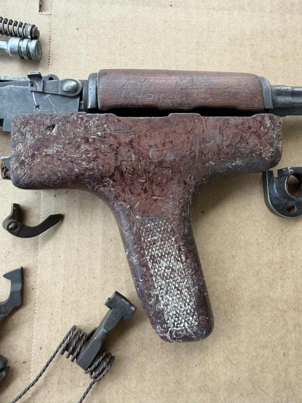 WOW! RARE! BAKELITE DONG ROMANIA BATTLEFIELD AK47 PARTS KIT 7.62 MATCHING-img-9