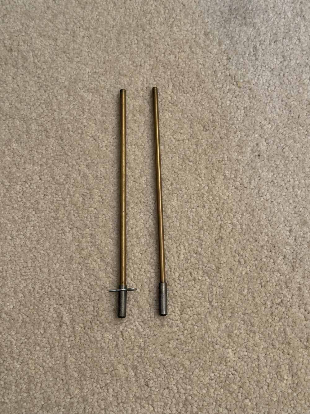 Early RCBS Priming Tool Tubes One Small and One Large Brass-img-0