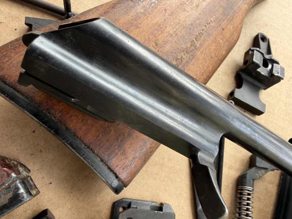 CLEAN PALM SWELL HANDGUARDS 1963 ROMANIAN HARDWOOD BLUED AKM KIT 7.62x39-img-41