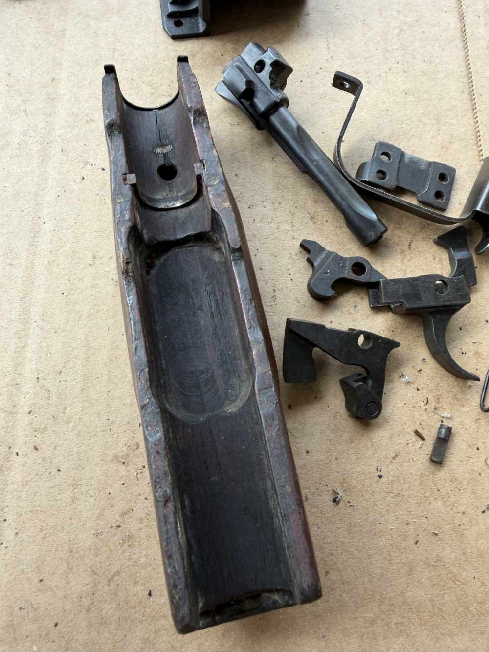 CLEAN PALM SWELL HANDGUARDS 1963 ROMANIAN HARDWOOD BLUED AKM KIT 7.62x39-img-42