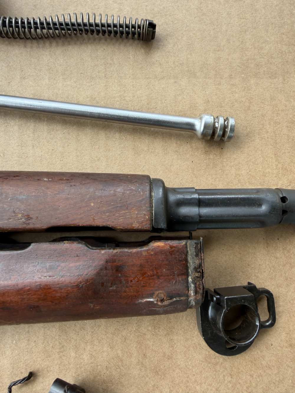 CLEAN PALM SWELL HANDGUARDS 1963 ROMANIAN HARDWOOD BLUED AKM KIT 7.62x39-img-10