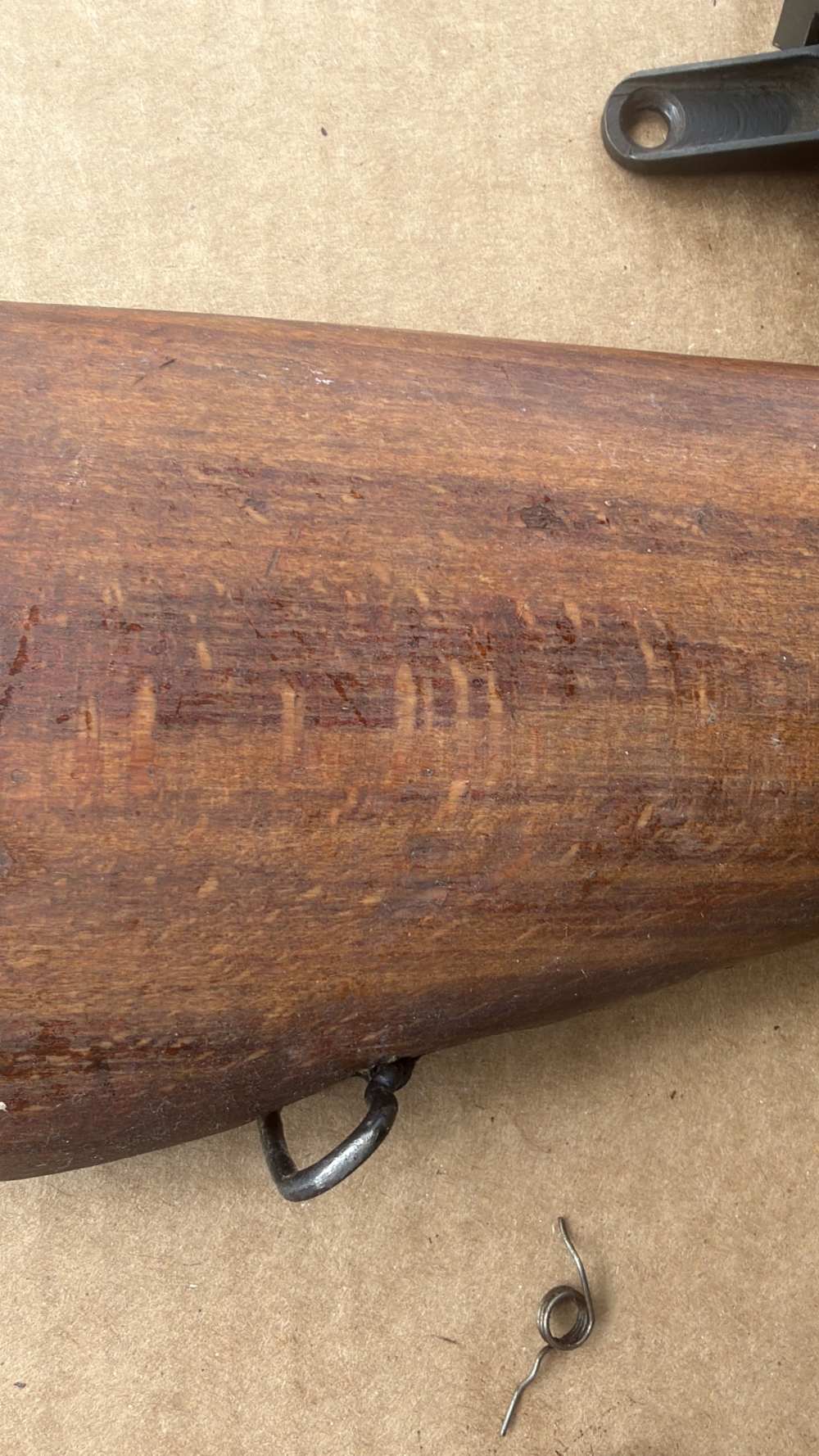 CLEAN PALM SWELL HANDGUARDS 1963 ROMANIAN HARDWOOD BLUED AKM KIT 7.62x39-img-1