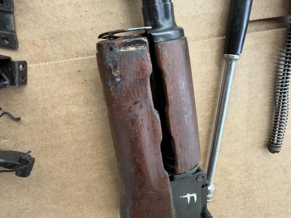 CLEAN PALM SWELL HANDGUARDS 1963 ROMANIAN HARDWOOD BLUED AKM KIT 7.62x39-img-27