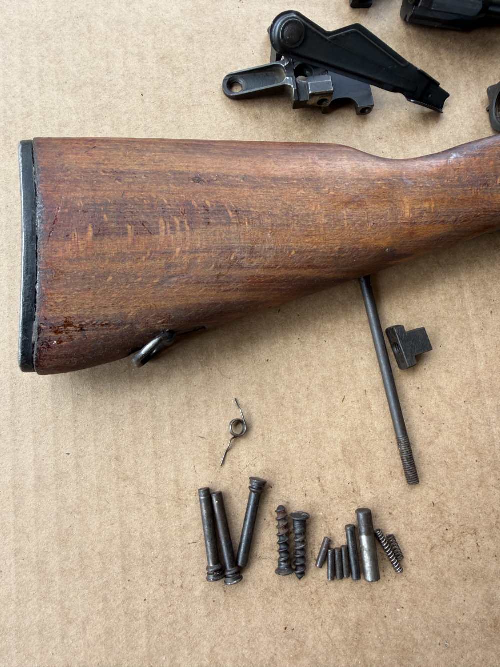 CLEAN PALM SWELL HANDGUARDS 1963 ROMANIAN HARDWOOD BLUED AKM KIT 7.62x39-img-4