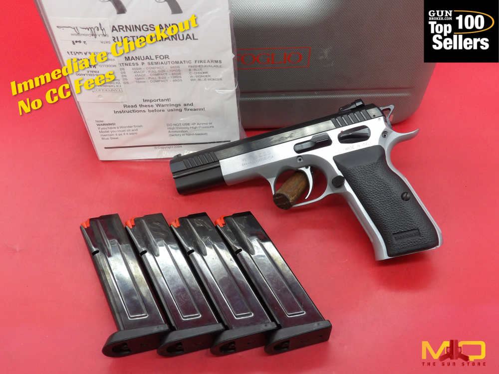 EAA Witness Match 9mm Very Good Condition 4 Mags Penny Start!-img-0