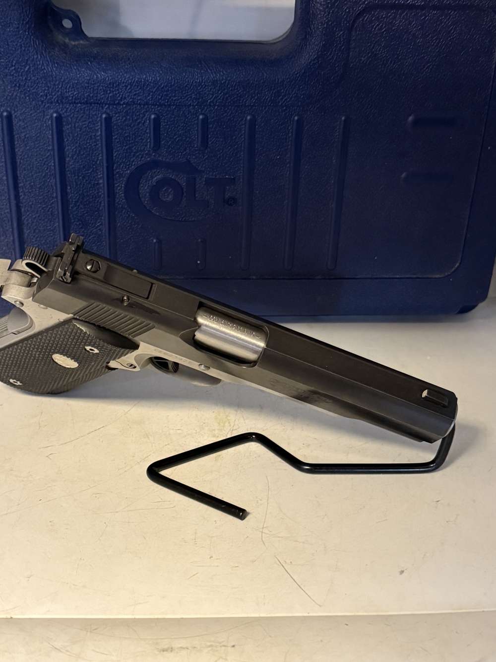 Colt 1911 MK IV Combat Elite .38 Super. Original Box 5 Inch Barrel Two Tone-img-12