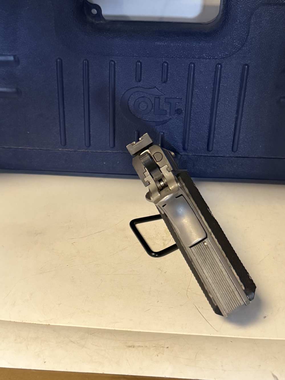 Colt 1911 MK IV Combat Elite .38 Super. Original Box 5 Inch Barrel Two Tone-img-14