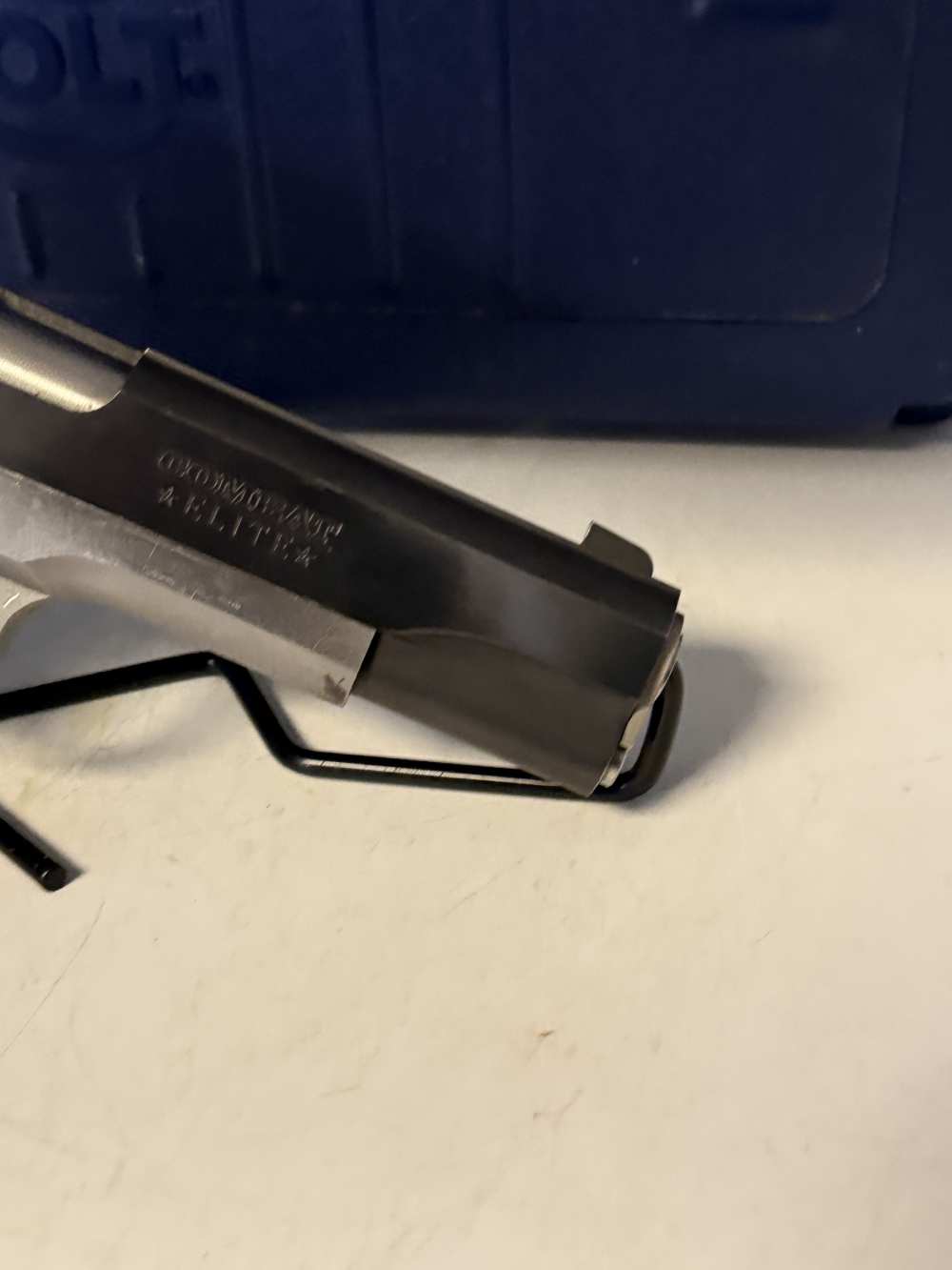 Colt 1911 MK IV Combat Elite .38 Super. Original Box 5 Inch Barrel Two Tone-img-9
