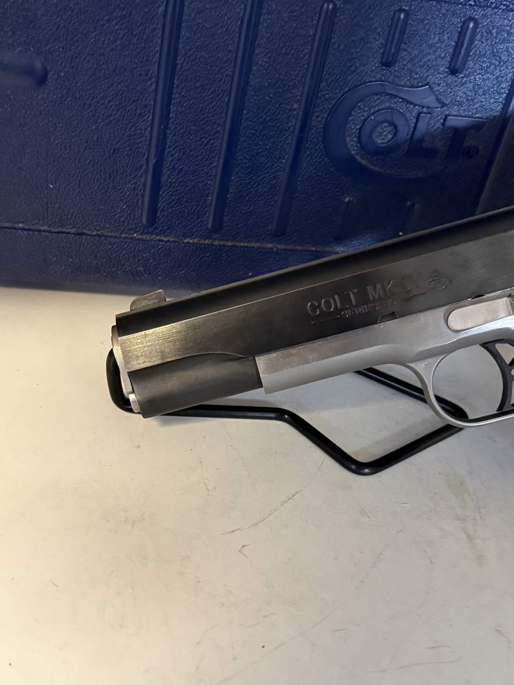 Colt 1911 MK IV Combat Elite .38 Super. Original Box 5 Inch Barrel Two Tone-img-2