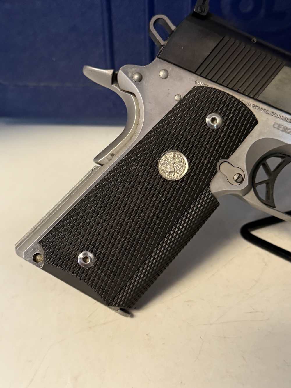 Colt 1911 MK IV Combat Elite .38 Super. Original Box 5 Inch Barrel Two Tone-img-7