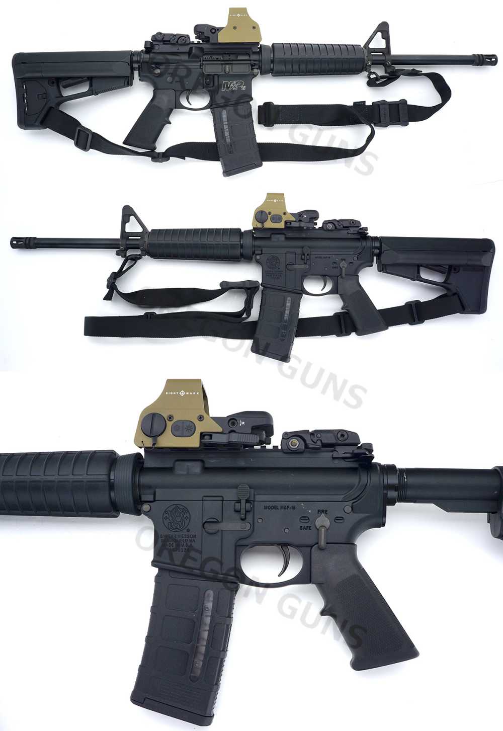 S&W M&P-15 SEMIAUTO AR-15 MAGPUL 5.56 NATO W/REFLEX SIGHT UNFIRED CONDITION-img-1