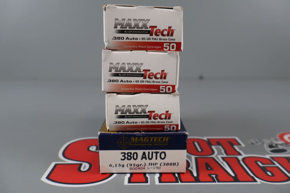 Lot O' 200rds of .380 ACP Ammunition (MAXX Tech & MAGTECH)-img-3