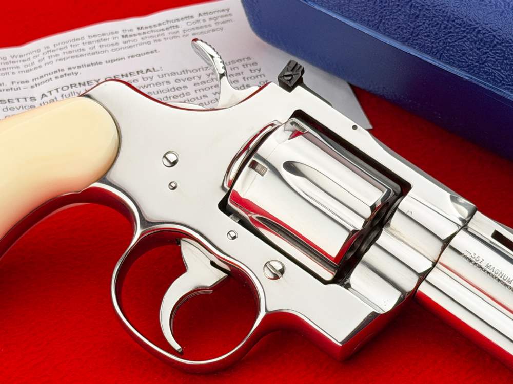 HOLY GRAIL 1988 Colt Snake Eyes Python 2.5" Bright Stainless .357 Magnum-img-11