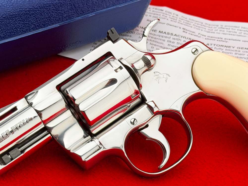 HOLY GRAIL 1988 Colt Snake Eyes Python 2.5" Bright Stainless .357 Magnum-img-6