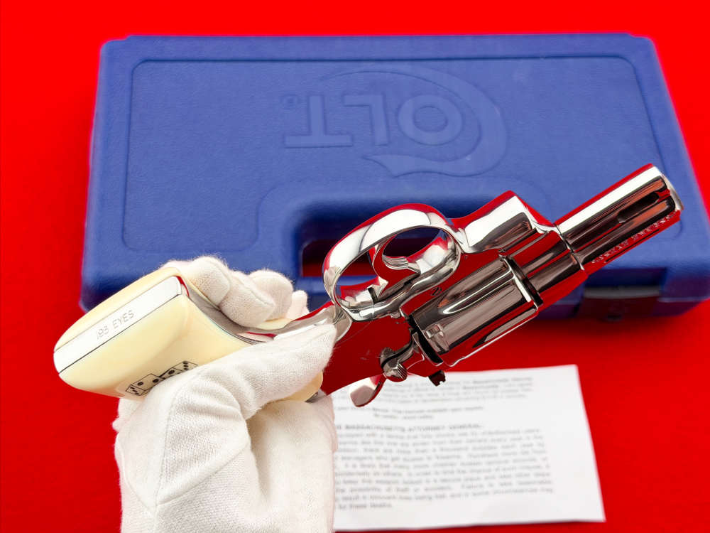 HOLY GRAIL 1988 Colt Snake Eyes Python 2.5" Bright Stainless .357 Magnum-img-21