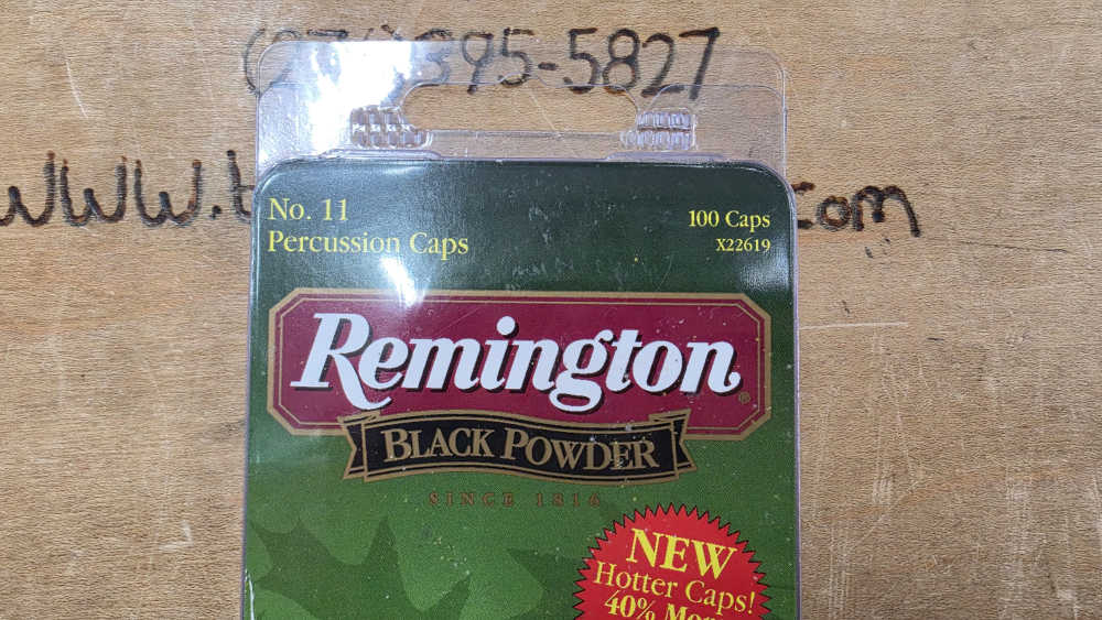 New Remington No. 11 Percussion Caps 100 Caps 22619 -img-5