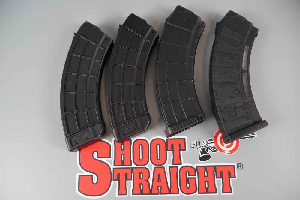 Lot O' Four (4) AK-47 Pattern 30rd Polymer Mags 7.62X39mm (US Palm & CAA)-img-0