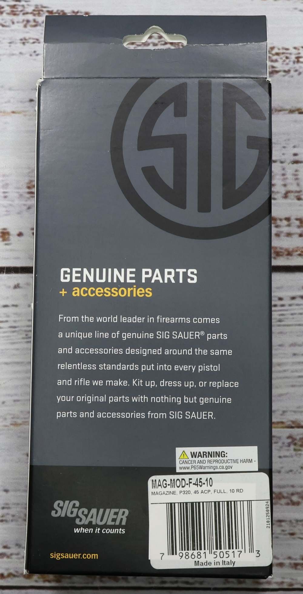 Sig Sauer P320 Full Size 10 Round Magazine - 45 ACP-img-1