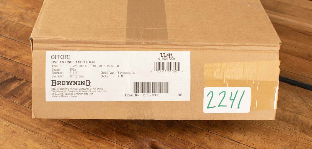 Browning Citori 725 Pro 20ga – FACTORY NEW, BOXED, ACCESSORIES-img-28