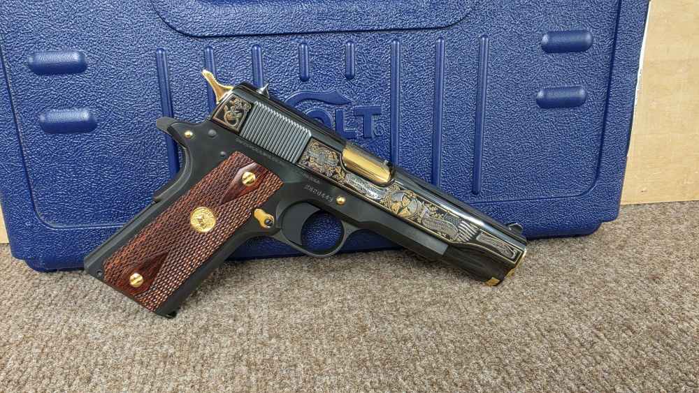 Colt 1911 America Remembers John Wayne Edition .45 Acp Semi Auto   #132-img-1
