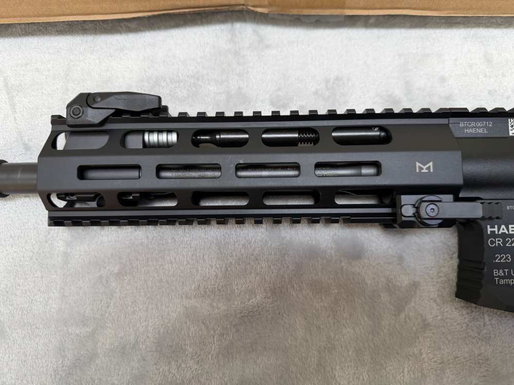 Rare Haenel CR223 B&T-15 10.5" Pistol Black - Original Box Mlok Rail - New -img-7