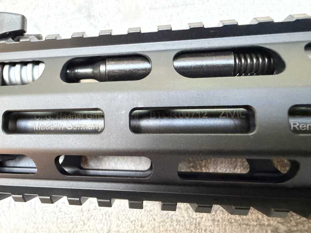 Rare Haenel CR223 B&T-15 10.5" Pistol Black - Original Box Mlok Rail - New -img-20
