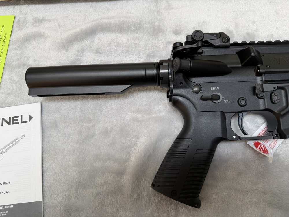 Rare Haenel CR223 B&T-15 10.5" Pistol Black - Original Box Mlok Rail - New -img-14