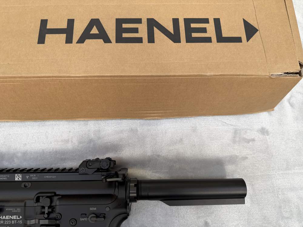 Rare Haenel CR223 B&T-15 10.5" Pistol Black - Original Box Mlok Rail - New -img-3
