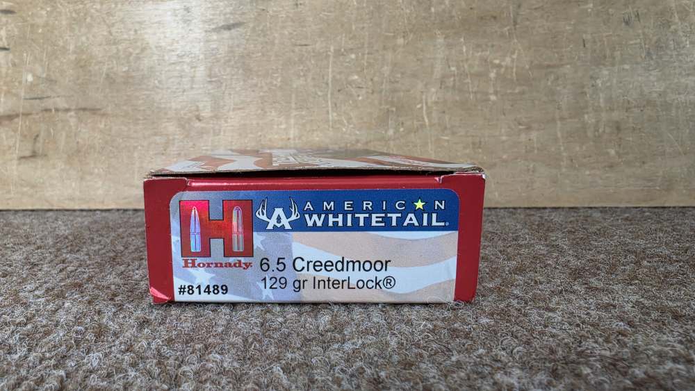 Hornady American Whitetail 6.5 Creedmoor 129 Grain Interlock Qty 20 -img-0