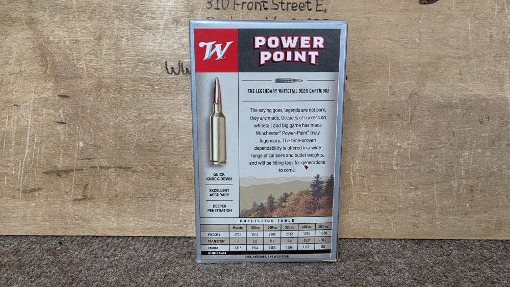 Winchester Power Point 6.5 Creedmoor 140 Grain Brass Case Soft Point Qty 20-img-2