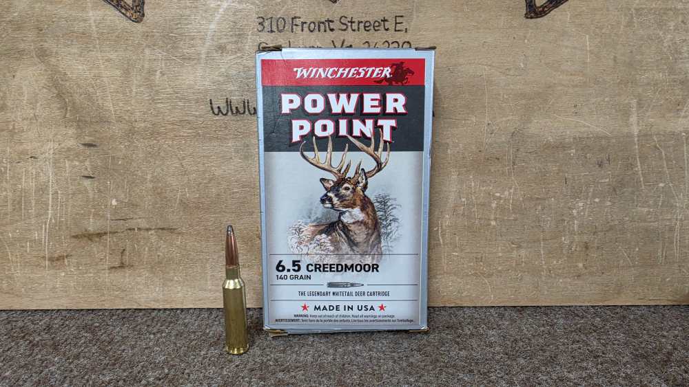 Winchester Power Point 6.5 Creedmoor 140 Grain Brass Case Soft Point Qty 20-img-0