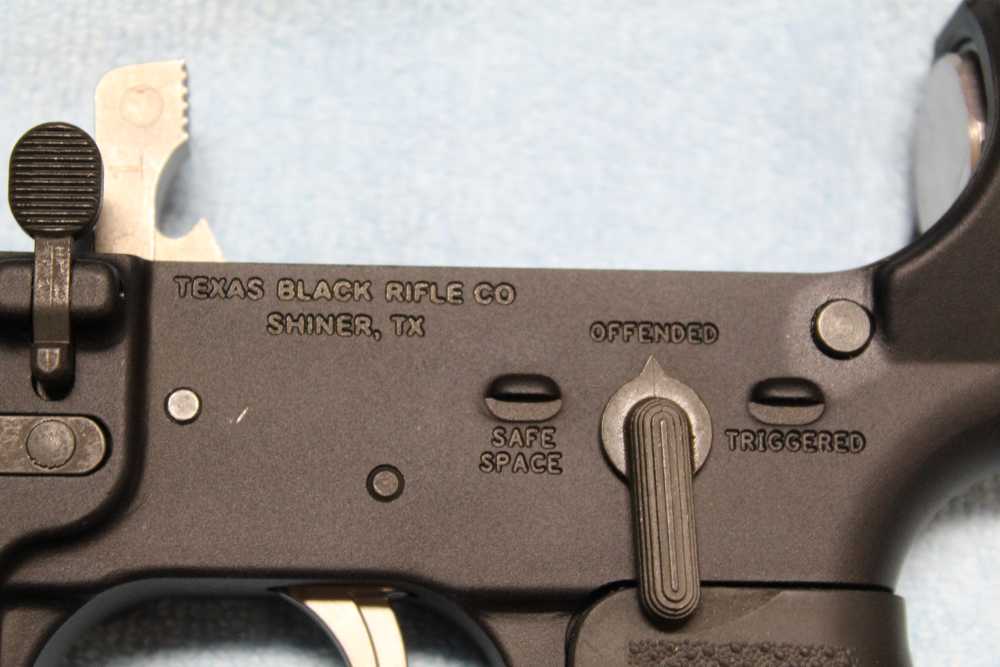 Texas Black Rifle lower, A Salt Rifle, multi caliber, unfired, Magpul-img-8