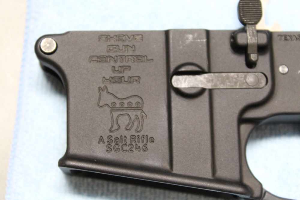 Texas Black Rifle lower, A Salt Rifle, multi caliber, unfired, Magpul-img-7