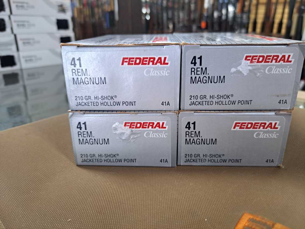 Federal Classic 41 Magnum 210gr Hi-Shok JHP 200rd's -img-1