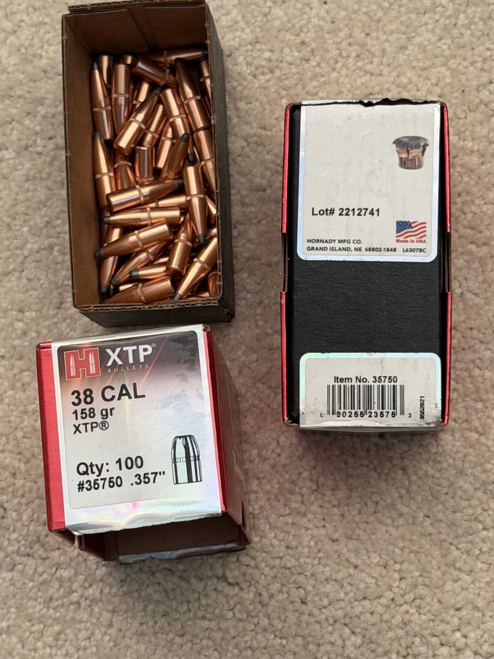 Hornady 38 cal 158 Gr XTP-img-1