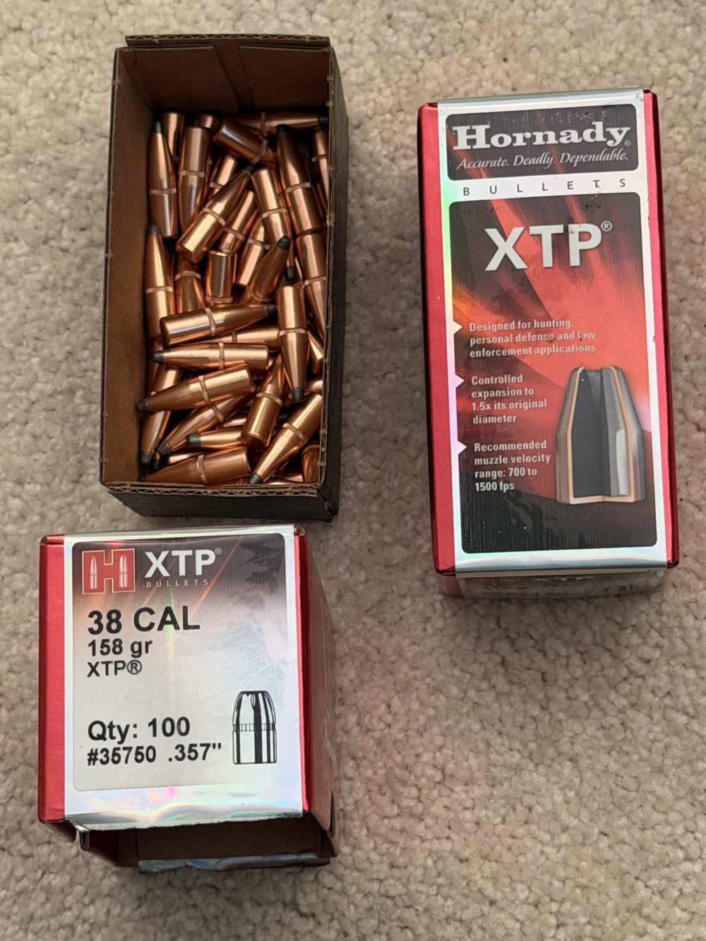 Hornady 38 cal 158 Gr XTP-img-0