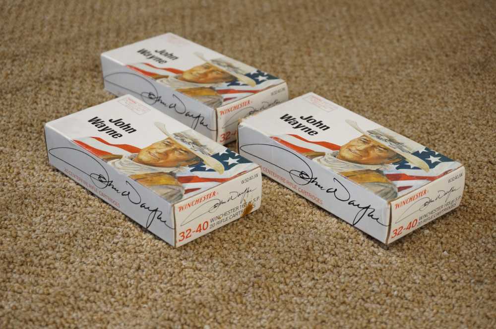 Winchester Commemorative John Wayne .32-40 Win Ammo Ammunition 1 Box Of 20-img-1