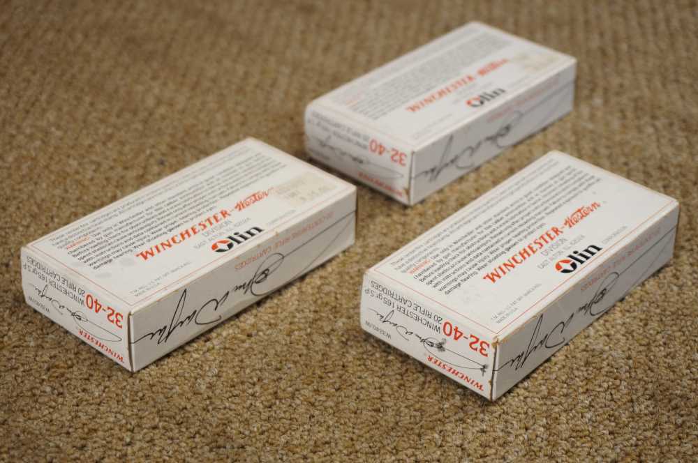 Winchester Commemorative John Wayne .32-40 Win Ammo Ammunition 1 Box Of 20-img-2