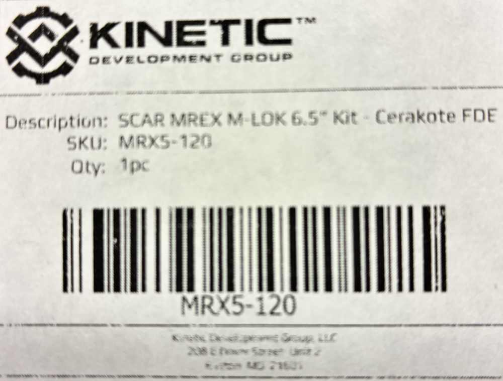 KDG FN SCAR RAIL MREX RAIL 6.5 - FDE USED VVG+ Condition - SAVE $$$$-img-4