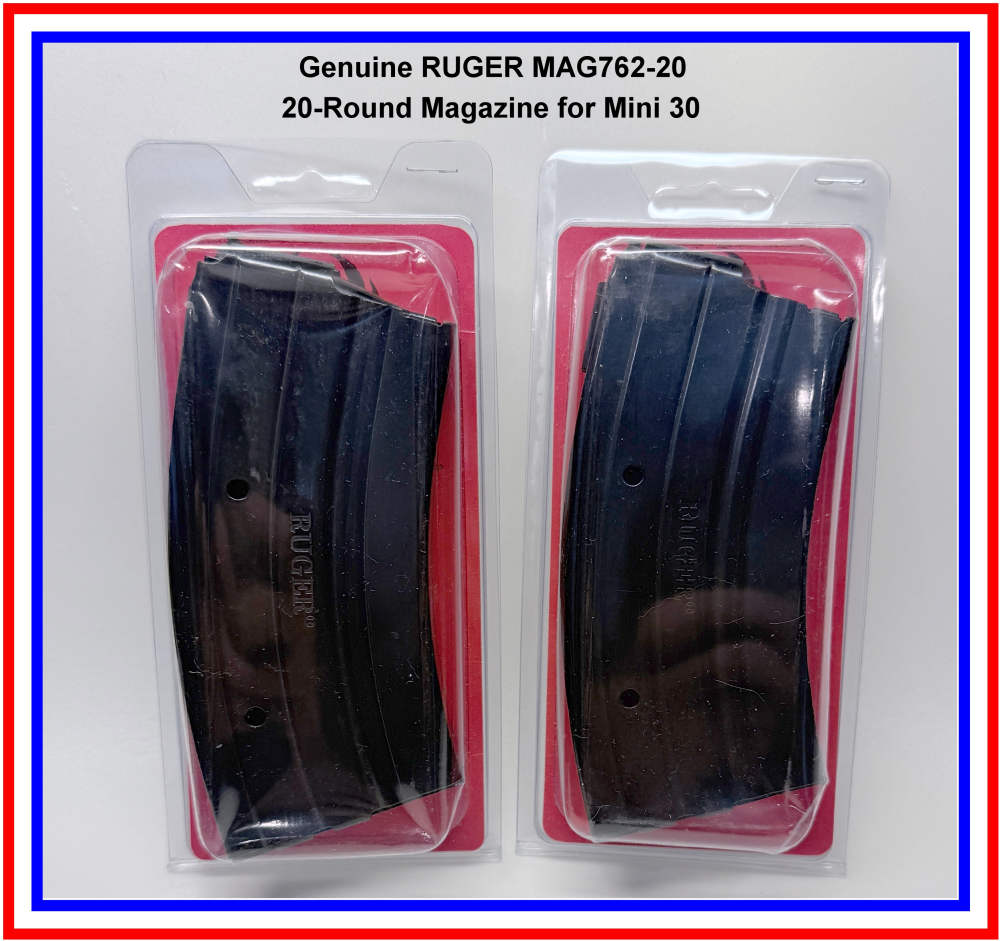 Ruger Mini 30 OEM/Factory 20 round magazine - New in packaging - Lot of TWO-img-0