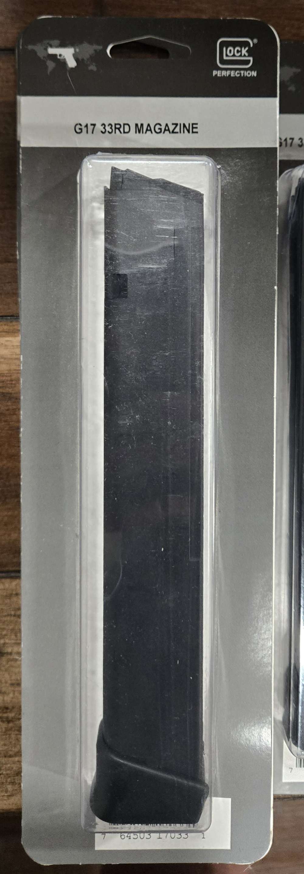 Glock Factory 33 round magazine, old run black follower, factory new-img-2