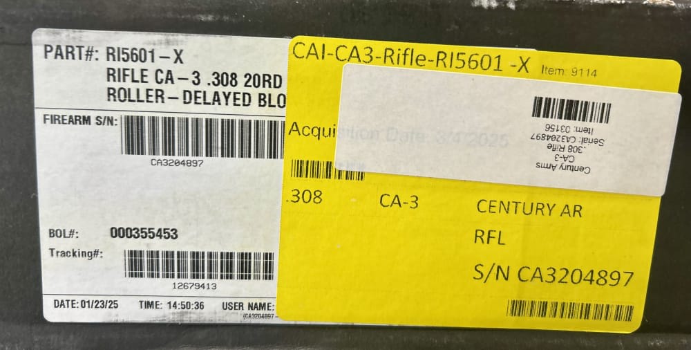 Century Arms, CA-3, Semi-auto Rifle, 7.62 NATO, 18" New, Never Fired!-img-8