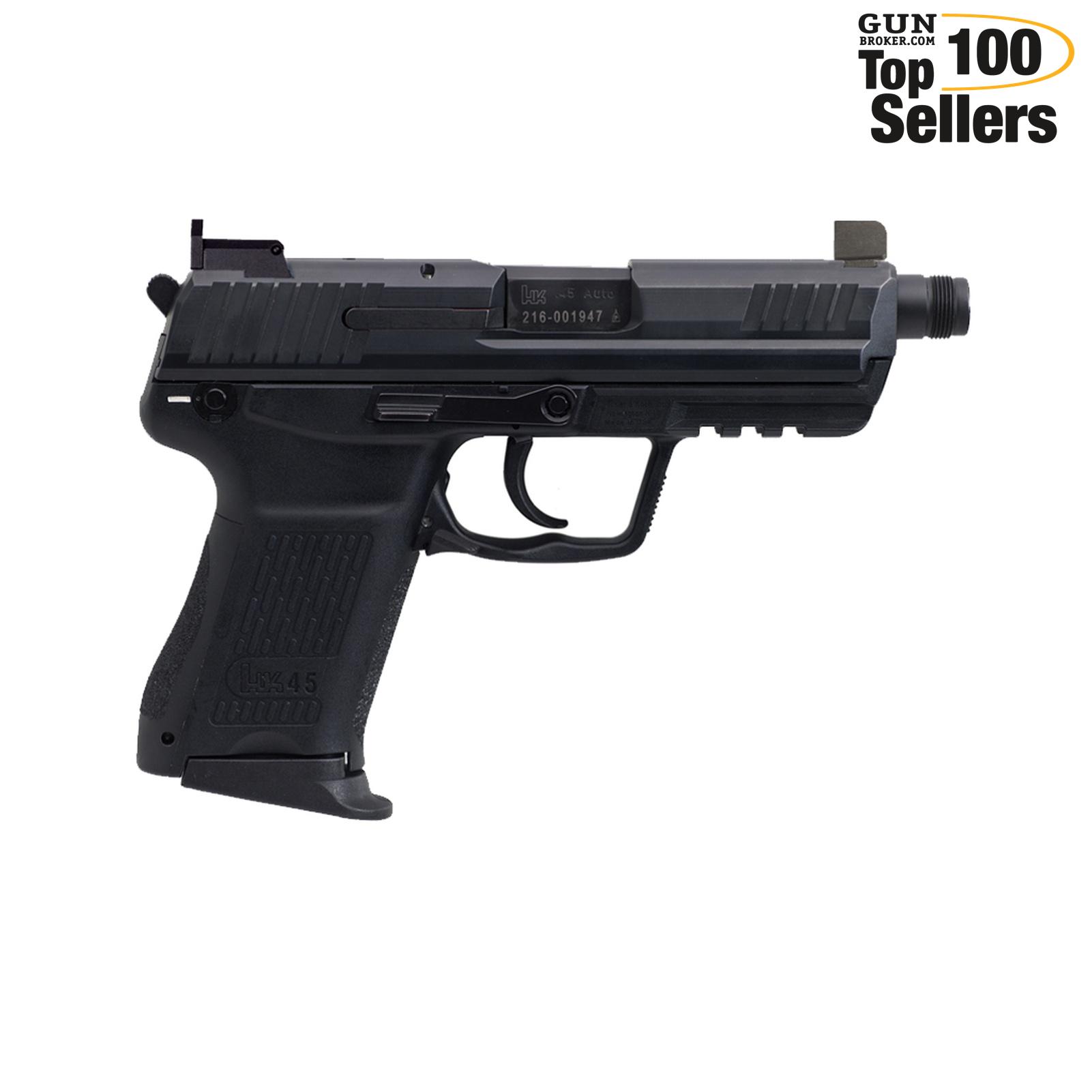 H&K HK45C Tactical V7 45 ACP 4.57in 2x10rd Double Action Pistol (81001116)-img-0