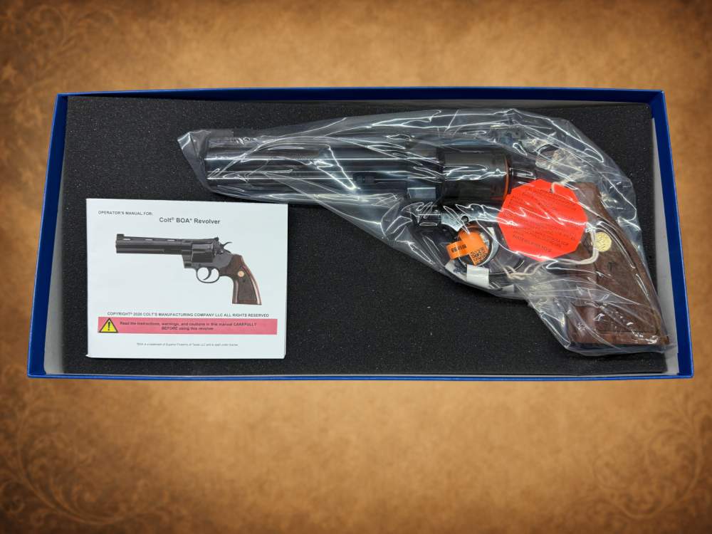 Colt BOA Revolver 6" 357 Mag Blued Python Series BOA-BP6WBB SN 590-img-1