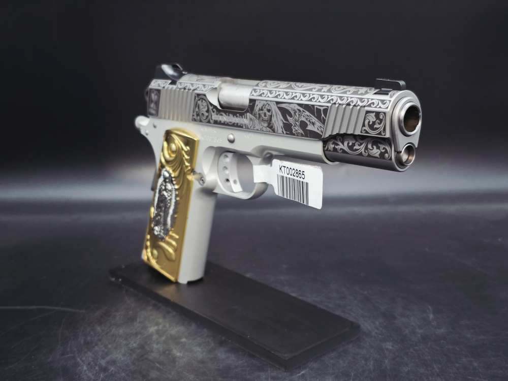 Engraved Heaven & Hell KIMBER 45acp 1911 LW Bundle DK Customs Penny Auction-img-17