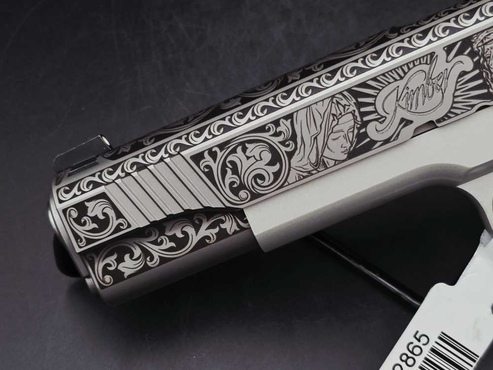 Engraved Heaven & Hell KIMBER 45acp 1911 LW Bundle DK Customs Penny Auction-img-6