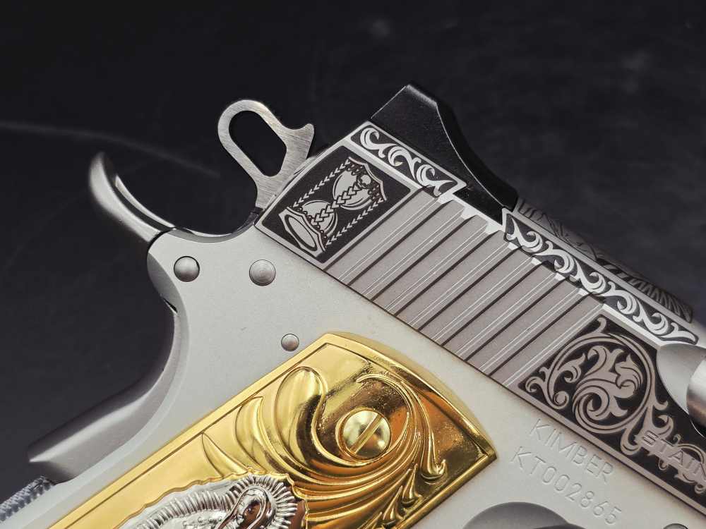 Engraved Heaven & Hell KIMBER 45acp 1911 LW Bundle DK Customs Penny Auction-img-9