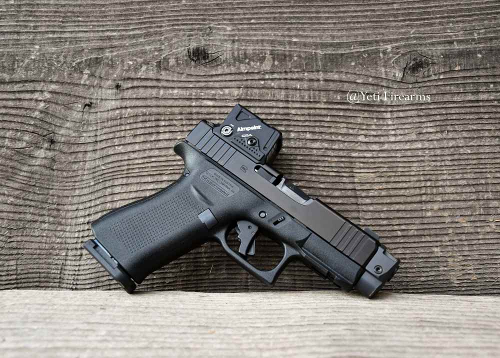 Glock 43x MOS A-CUT 9mm W/ Aimpoint COA Radian Ramjet Apex Trigger S15 Mags-img-8