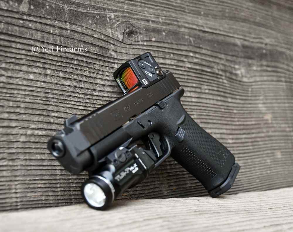 Glock 43x MOS A-CUT 9mm W/ Aimpoint COA Radian Ramjet Apex Trigger S15 Mags-img-7