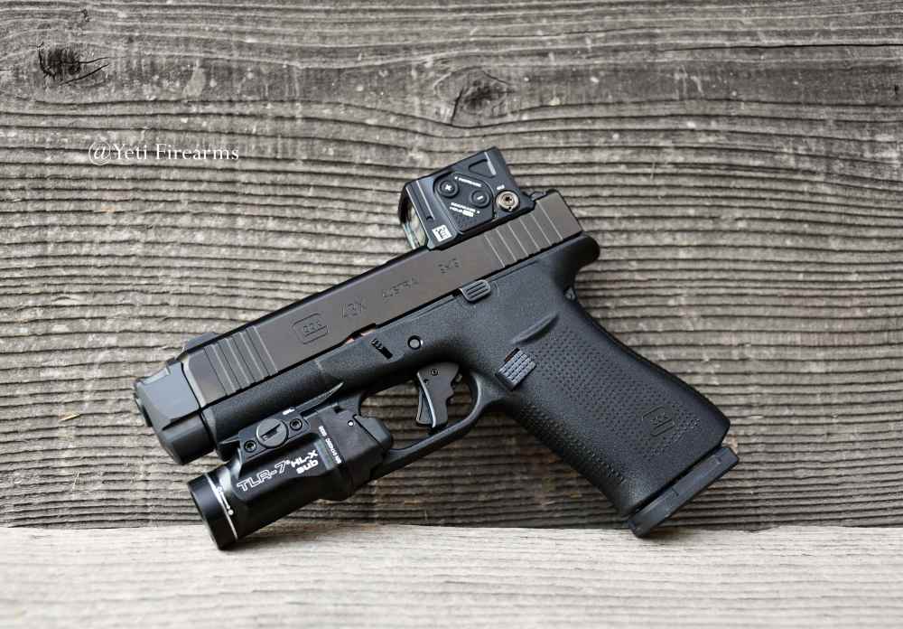 Glock 43x MOS A-CUT 9mm W/ Aimpoint COA Radian Ramjet Apex Trigger S15 Mags-img-9